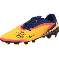 Erling Haaland Manchester City Autographed Orange/Dark Blue Phantom Nike Soccer Cleat