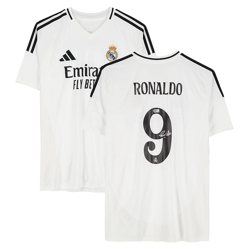Ronaldo Nazario Real Madrid Autographed 2024-25 White adidas Jersey