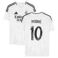 Luka Modrić Real Madrid Autographed 2024-25 White adidas Jersey