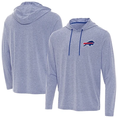 Men's Antigua Heather Royal Buffalo Bills Changeover Hoodie