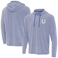 Men's Antigua Heather Royal Indianapolis Colts Changeover Hoodie
