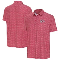 Men's Antigua Red Kansas City Chiefs Botanic Polo