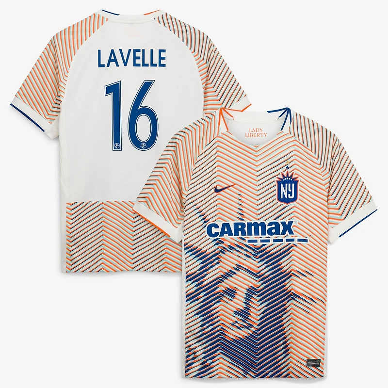 Unisex Nike Rose Lavelle Cream NJ/NY Gotham FC 2026 Stadium Replica Jersey