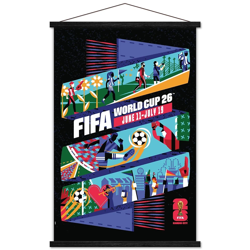 FIFA World Cup 2026 Kansas City 22.375" x 34" Hanger Frame Poster