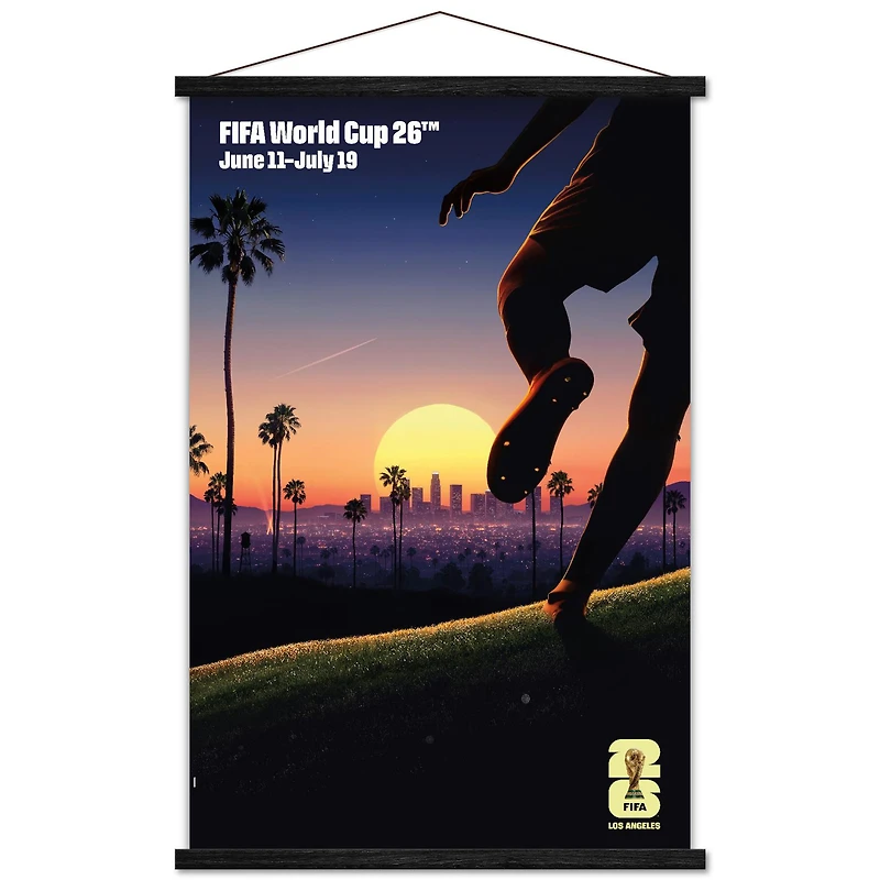 FIFA World Cup 2026 Los Angeles 22.375" x 34" Hanger Frame Poster