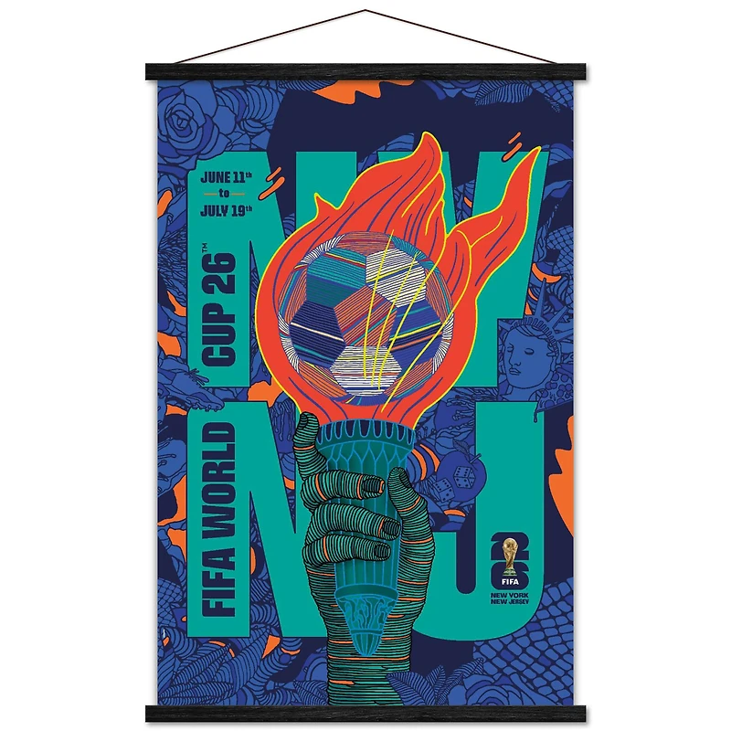 FIFA World Cup 2026 New York, New Jersey 22.375" x 34" Hanger Frame Poster