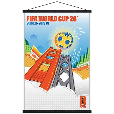 FIFA World Cup 2026 San Francisco Bay Area 22.375" x 34" Hanger Frame Poster
