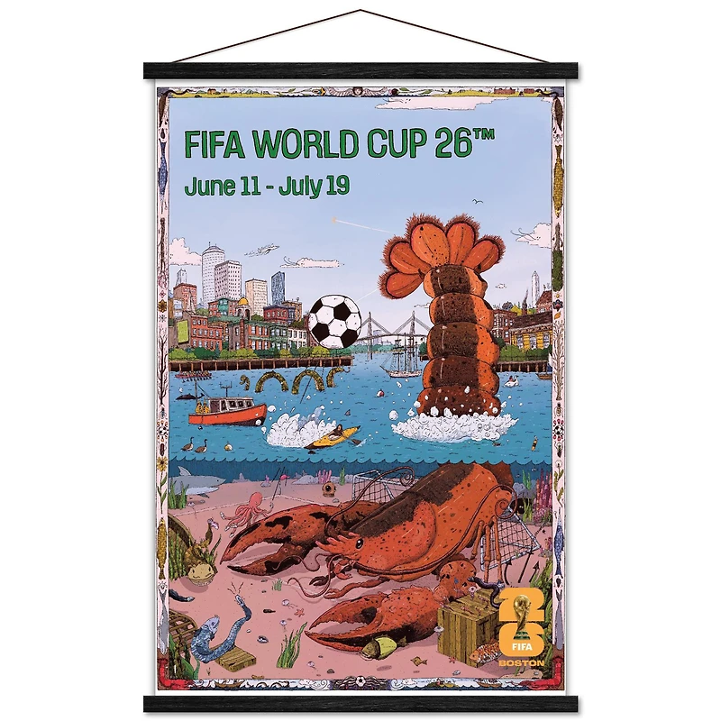 FIFA World Cup 2026 Boston 22.375" x 34" Hanger Frame Poster