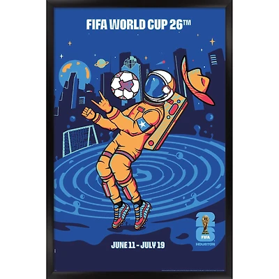 FIFA World Cup 2026 Houston 22.375" x 34" Framed Poster