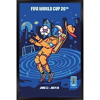 FIFA World Cup 2026 Houston 22.375" x 34" Framed Poster
