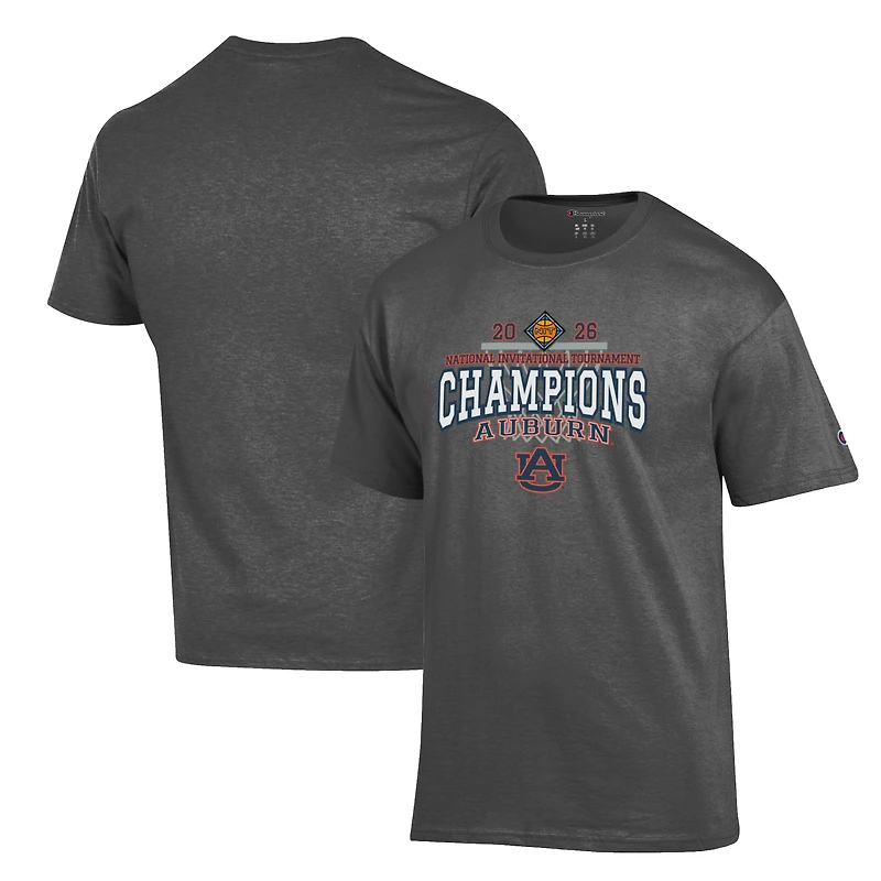 Unisex Champion Gray Auburn Tigers 2026 NIT Champions T-Shirt