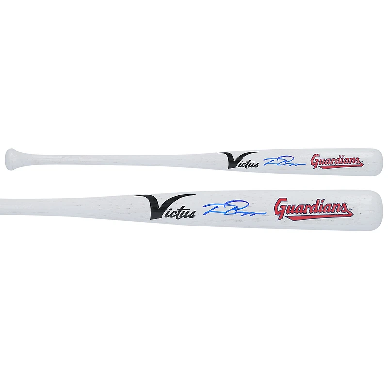Travis Bazzana Cleveland Guardians Autographed Victus Team ID Bat