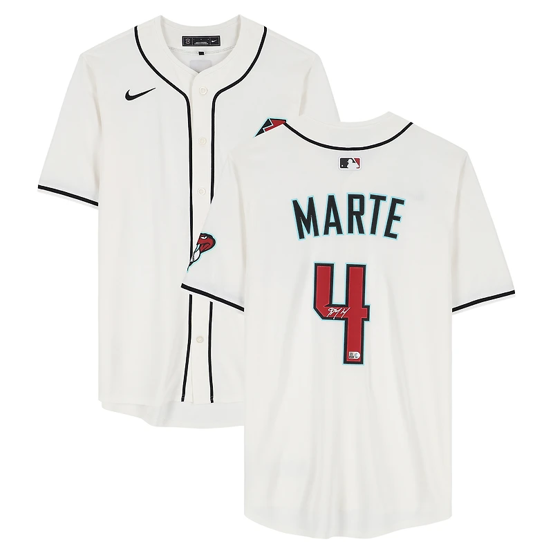 Ketel Marte Arizona Diamondbacks Autographed Nike Replica Jersey