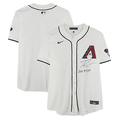 Ryan Waldschmidt Arizona Diamondbacks Autographed White Nike Replica Jersey with "2024 #31 Pick" Inscription