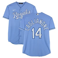 Jac Caglianone Kansas City Royals Autographed Light Blue Nike Replica Jersey