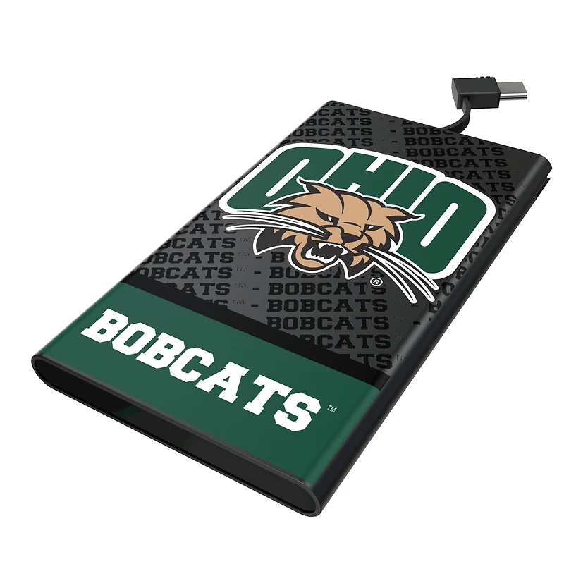 Keyscaper Ohio Bobcats Endzone Plus 5000mAh Flat Powerbank