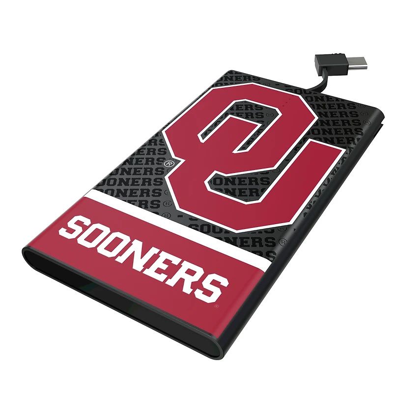 Keyscaper Oklahoma Sooners Endzone Plus 5000mAh Flat Powerbank