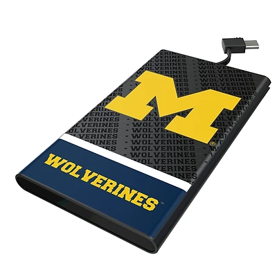 Keyscaper Michigan Wolverines Endzone Plus 5000mAh Flat Powerbank