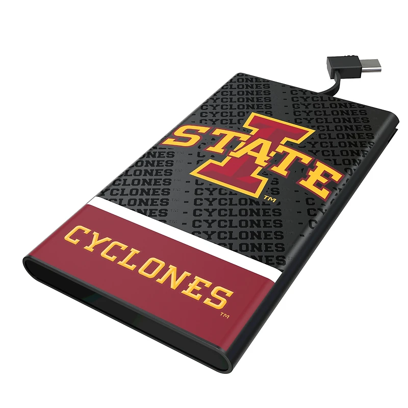 Keyscaper Iowa State Cyclones Endzone Plus 5000mAh Flat Powerbank