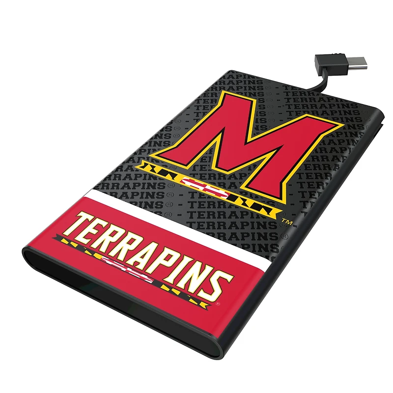 Keyscaper Maryland Terrapins Endzone Plus 5000mAh Flat Powerbank