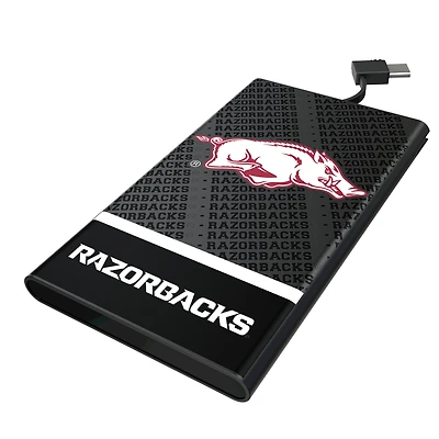 Keyscaper Arkansas Razorbacks Endzone Plus 5000mAh Flat Powerbank