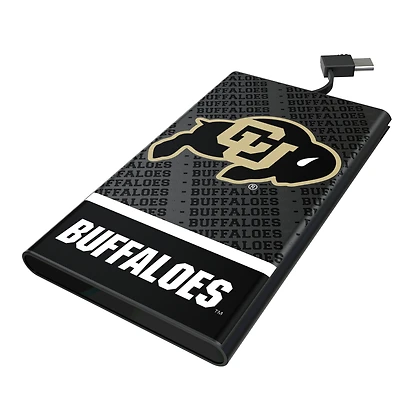 Keyscaper Colorado Buffaloes Endzone Plus 5000mAh Flat Powerbank