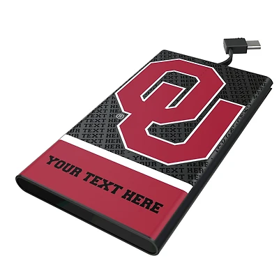 Keyscaper Oklahoma Sooners Personalized Endzone Plus 5000mAh Flat Powerbank