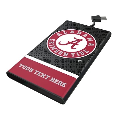 Keyscaper Alabama Crimson Tide Personalized Endzone Plus 5000mAh Flat Powerbank