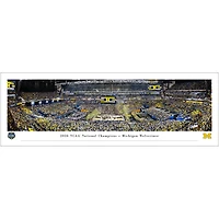 Michigan Wolverines 2026 NCAA Men's Basketball National Champions 13.5'' x 40'' Unframed Panoramic