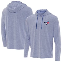 Men's Antigua Heather Royal Toronto Blue Jays Changeover Hoodie