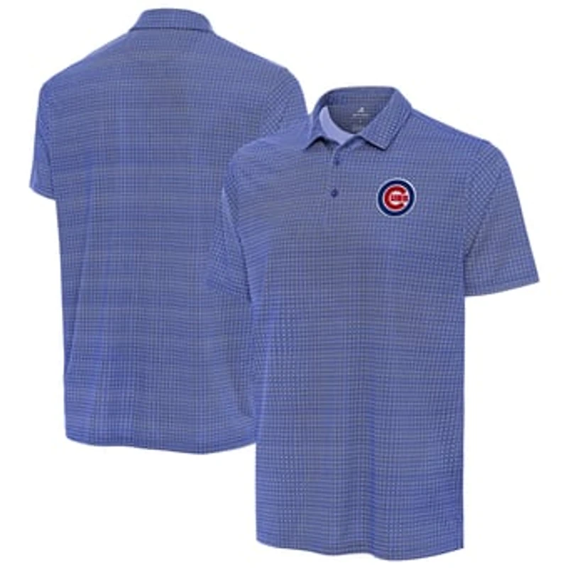 Men's Antigua Royal Chicago Cubs Mosaic Polo