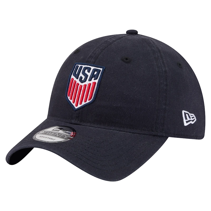 Men's New Era Navy USMNT Logo 9TWENTY Adjustable Hat