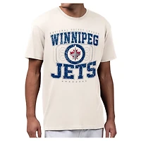 Men's Starter Cream Winnipeg Jets Distressed Rink T-Shirt