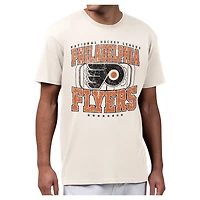 Men's Starter Cream Philadelphia Flyers Distressed Rink T-Shirt