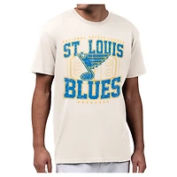 Men's Starter Cream St. Louis Blues Distressed Rink T-Shirt