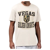 Men's Starter Cream Vegas Golden Knights Distressed Rink T-Shirt