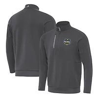 Men's Antigua  Gray Michigan Wolverines 2026 NCAA Men's Basketball National Champions Generation Quarter-Zip Pullover