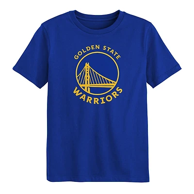 Preschool Outerstuff  Royal Golden State Warriors Primary Logo T-Shirt