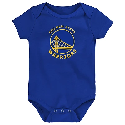 Newborn Outerstuff  Royal Golden State Warriors Primary Logo Creeper