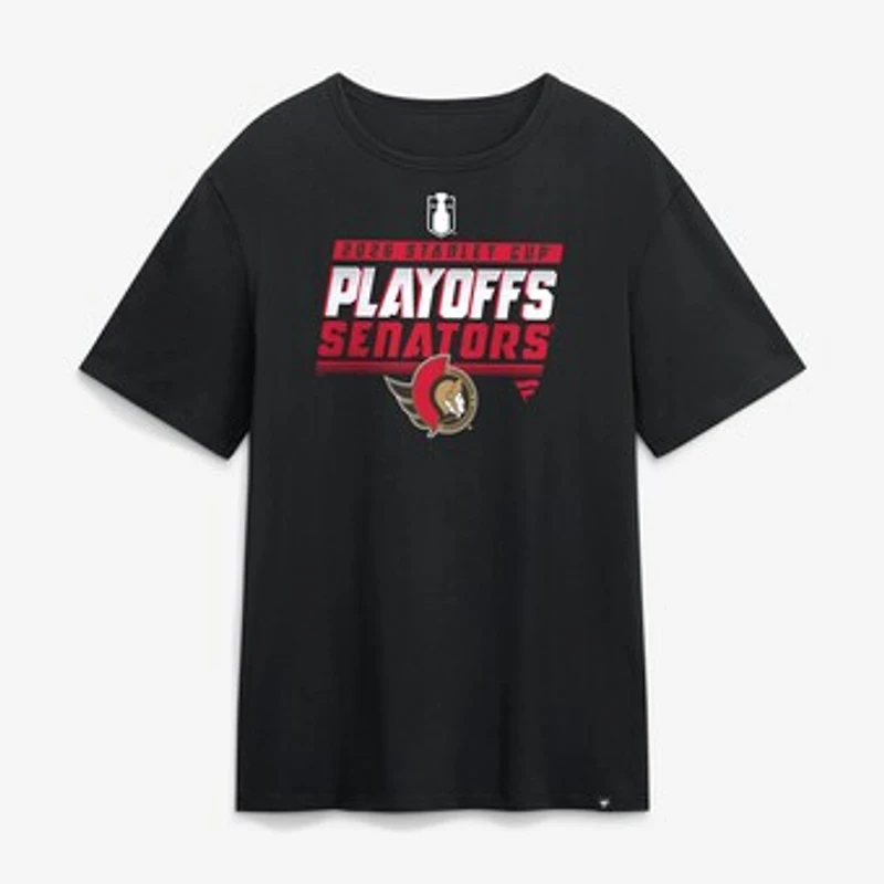 Men's Black Ottawa Senators 2026 Stanley Cup Playoffs T-Shirt