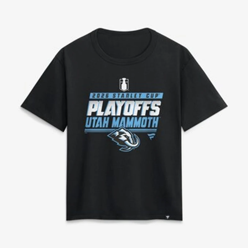 Women's Black Utah Mammoth 2026 Stanley Cup Playoffs T-Shirt