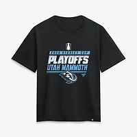 Women's  Black Utah Mammoth 2026 Stanley Cup Playoffs T-Shirt