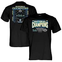 Unisex Blue 84  Black UCLA Bruins 2026 NCAA Women's Basketball National Champions Bracket T-Shirt