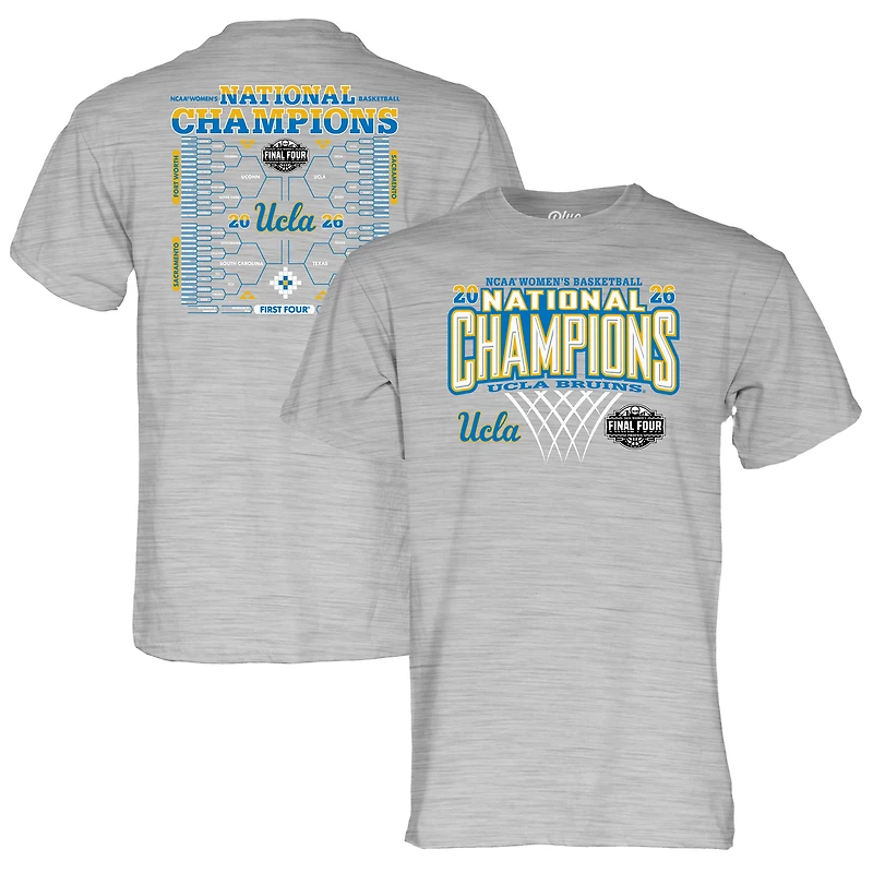 Unisex Blue 84 UCLA Bruins 2026 NCAA Women's Basketball National Champions Bracket T-Shirt