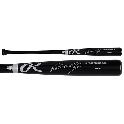 Ethan Holliday Colorado Rockies Autographed Black Rawlings Pro Bat