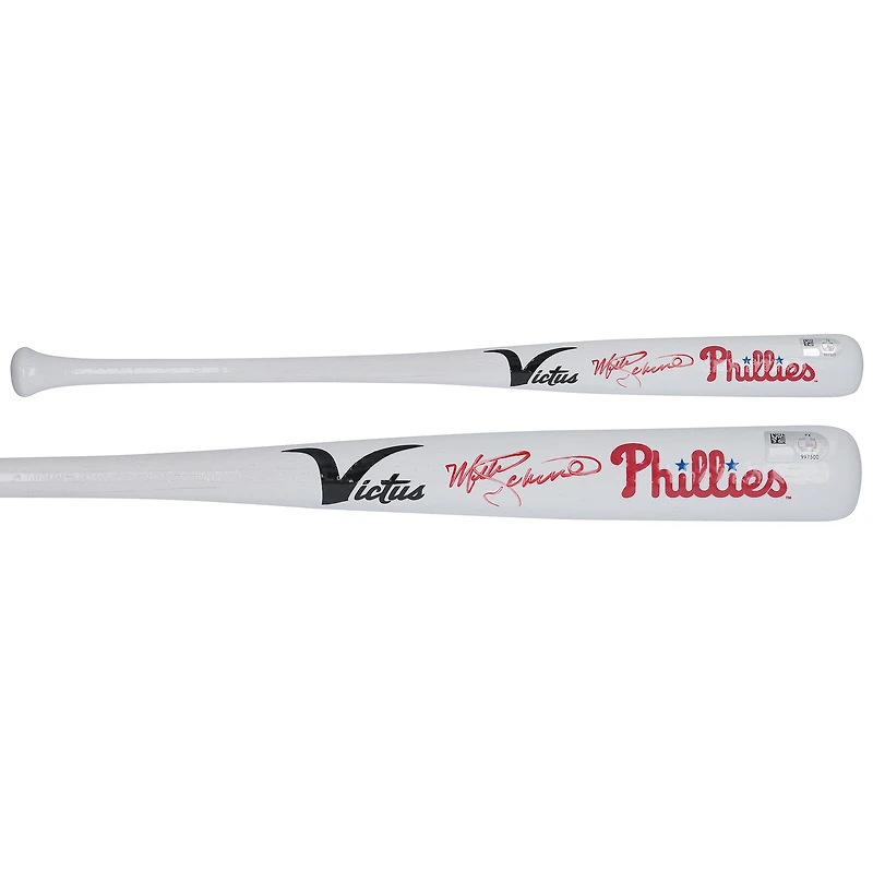 Mike Schmidt Philadelphia Phillies Autographed Victus Team ID Mini Bat