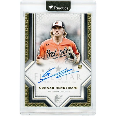 Gunnar Henderson Baltimore Orioles Autographed 2023 Topps Five Star #FSA-GHE Rookie Card