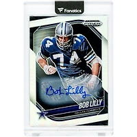 Bob Lilly Dallas Cowboys Autographed 2025 Panini Prizm Black Silver Prizm #34 Card