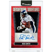 Rod Smith Denver Broncos Autographed 2025 Panini Prizm Black Red Prizm Sensational Signatures #SS-RSH #64/99 Card