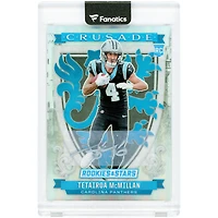 Tetairoa McMillan Carolina Panthers Autographed 2025 Panini Rookies & Stars Crusade Silver Ink #6 #62/99 Rookie Card